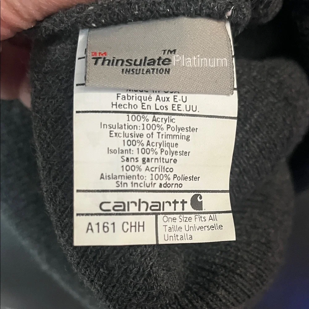 Carhartt Charcoal Knit face mask